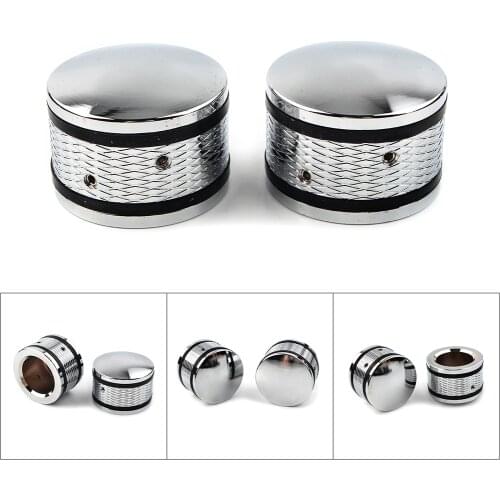 2x Motorcycle Front Axle Nut Cover Bolt Kit For Harley Touring FLTR Road King FLHT 2008-2010 2011 2012 2013 2014 2015 2016 2017