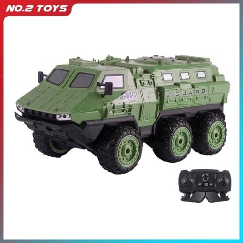 2020 Newest 1：16 RC Truck 6WD Racing Crawler Car 6WD Military Remote Control Army Armored Car Off-Road Army Truck for Kids