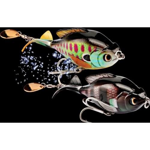 2020 Prop Fishing Whopper plopper 9.5cm 17g Shad Sunfish spinnerbait top water rotating wobblers Japan Fishing tackle