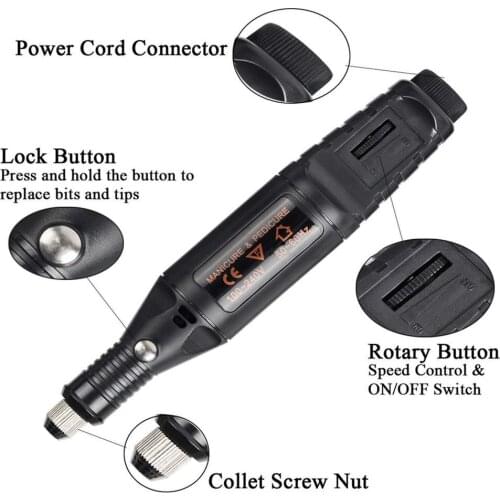 40PCS Electric Engraving Pen DIY Nail Leather Mini Drill Machine Grinder Engraver Pen For Glass Ceramic Plastic Wood Jewelry