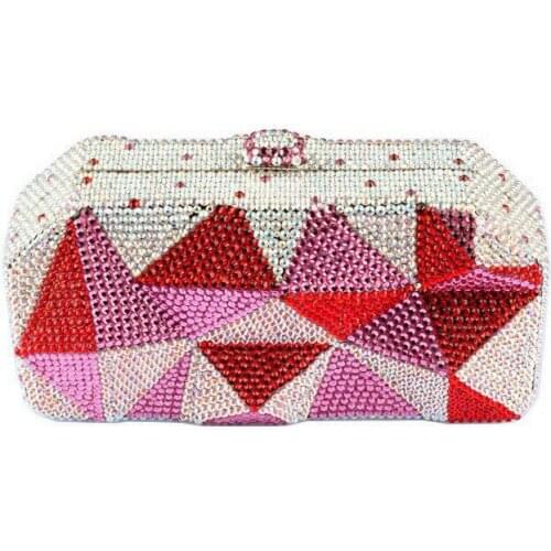 Bee In Fly Irregular Rhinestone Women Handbags Crystal Bag Evening Metal Clutches Purse Hollow Out Diamond Wedding Clutch