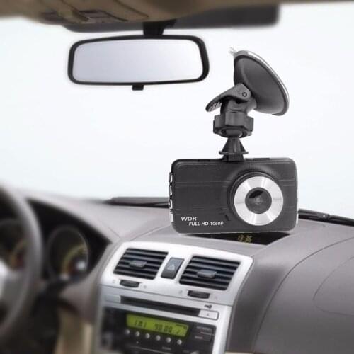 Car Recorder HD Tachograph Camera Video Automotive Non-stop Video Recording Display Lock Function Metal Case 1080P Tachograph