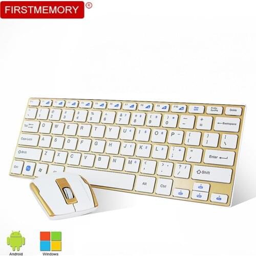 Wireless Keyboard And Mouse Combo Computer Gaming Mause Utral-thin Keypad Mice Set Teclado Inalambrico PC Desktop Laptop Gamer