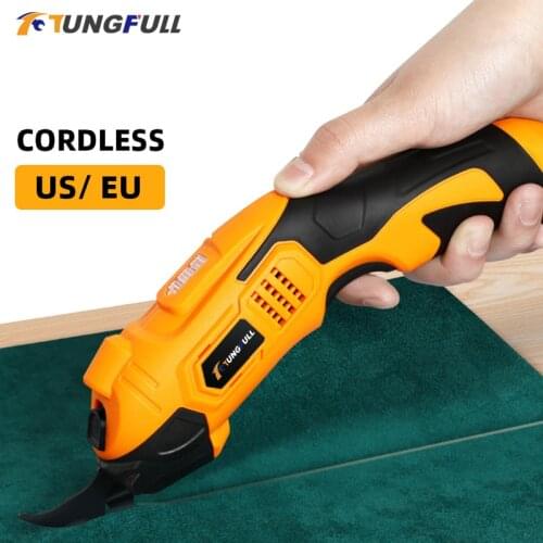 220V Cordless Electric Scissors Multi-Purpose Fabric Leather Cloth Cutting Electric Cutting Cloth Hand-Held Cutting Cloth EU/US
