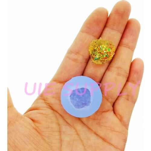 BYL477U 19.2mm x 18.4mm Crystal Stone Earrings Silicone Mold Resin Necklace Pendant Making Craft Fondant Cake Decoration Candy