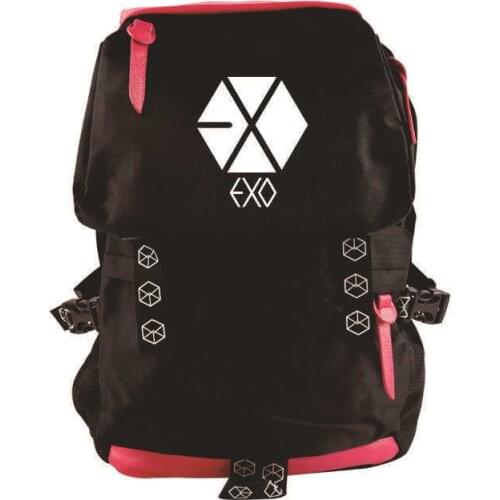 EXO New Album The War Creative Backpack Big Capacity Travel Bag XIUMIN SUHO LAY BAEKHYUN CHEN CHANYEOL D.O
