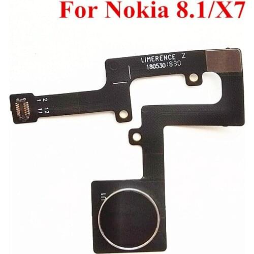 Home Menu Button Fingerprint Touch Sensor Flex Cable For Nokia 8.1 X7