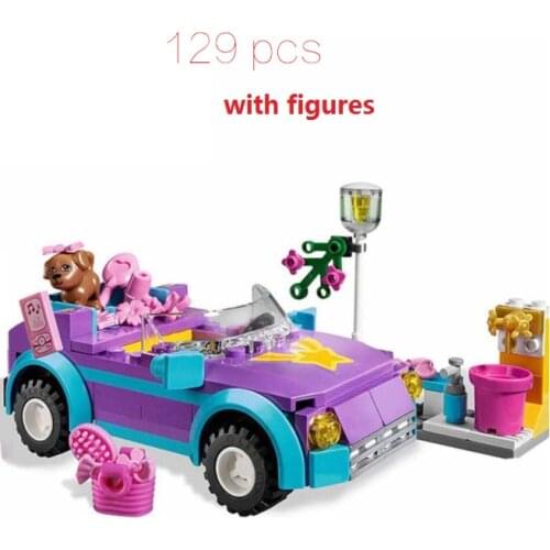 Girl Friends Heartlake Stephanies Cool Convertible Car 10167 Model Building Blocks Gifts sets Figure Christmas birthday Gifts