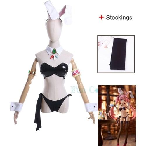 Milim Nava Swimsuit Bunny Girl Rimuru Tempest Anime That Time I Got Reincarnated As A Slime Cosplay Costume Sexy Bunny Girl