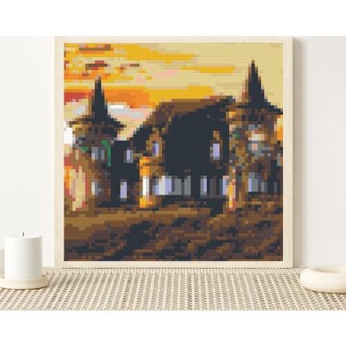 Small Size Diy Mosaic Building Blocks Painting Natural Landscape Private Custom Photo 4800PCS Child Toy Home Decor Friend Gift