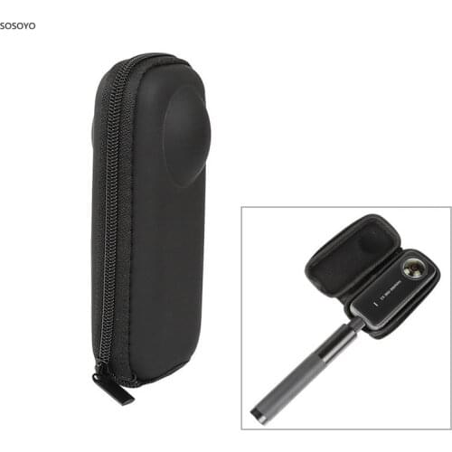 Mini PU Storage Bag Waterproof Carrying Case Protective Box For Insta360 One X X2 Panoramic Action Camera Accessories