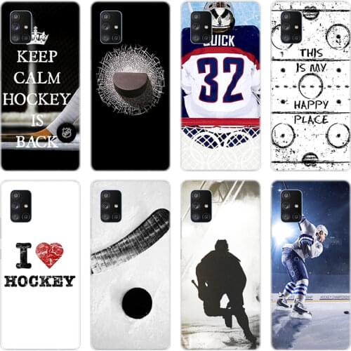 Ice Hockey Soft Case for Samsung Galaxy A10 A21 A30 A50 A70 S A20 E A40 A01 A11 A31 A41 A51 A71 A81 A91 Silicone Cover