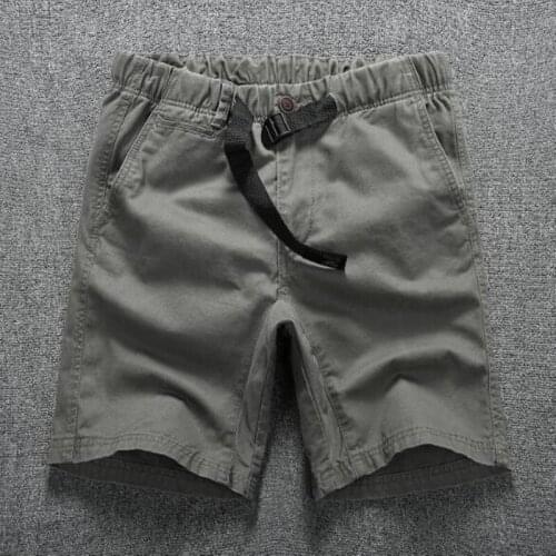 New Arrival Camouflage Mens Straight Shorts Casual Loose Camo Knee-length Mens Elastic Waist Cargo Shorts