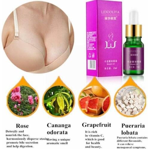 Plant Natural Breast Plump Essential Oil Grow Up Busty Cream Breast Enlargement Oil Massage Oil Breast Enlargement Massage L6P2