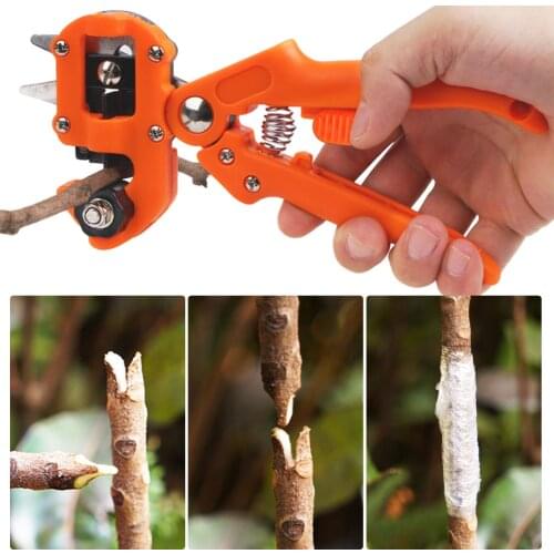 ANENG Professional Grafting and Pruning Scissors Garden Vaccination Pruner Shears with Storage Bag for Fruit Tree Plants