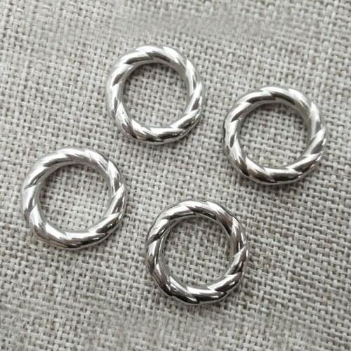 Wrap choker necklace connector charms bracelet bangles shawl hijab clasps hooks big loops Acrylic Beads spacer Twist Circle kit