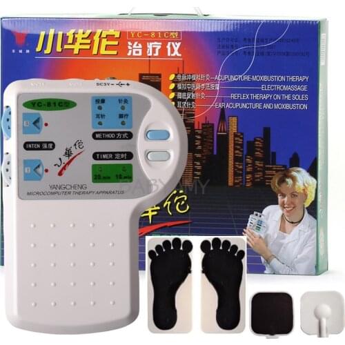 Microcomputer Therapeutic Apparatus Massage Electrical Stimulation Acupuncture Therapy Relax Health Care for Foot Ear Body Care