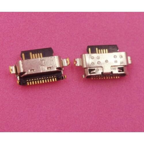 50Pcs Usb Charger Charging Dock Port Connector For Alcatel 3X 2019 5048 5048A 5048U 5048Y IDOL 5 6060C 1S A5 Jack Type C Plug