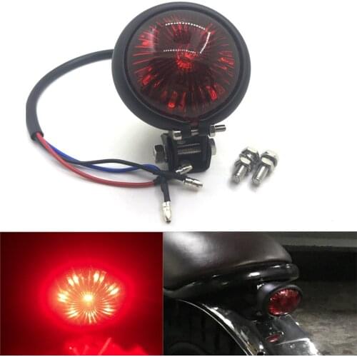 1PC 12V Universal LED Motorcycle Rear Brake Light Motorbike Stop Tail Lamp For Cafe Racer Triumph BMW Ducati Kawasaki Chopper