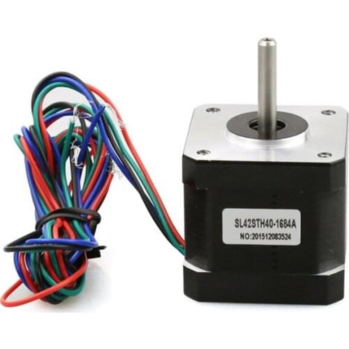 1.68A 1pcs 4-lead Nema17 Stepper Motor 42 motores Nema 17 motor 42BYGH 1.7A (17HS4401) 3D printer motor and CNC XYZ