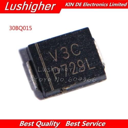 10pcs 30BQ015 30BQ015TRPBF V3C DO-214AB