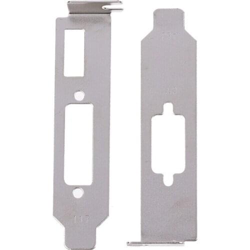 2pcs Low Profile Bracket Adapter HDMI Port For Half Height Graphic Video (VGA and DVI +HDMI)