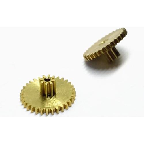 2X 0.3M 8T 32T duplex Copper gear 0.95 0.98 1MM straight For toy model car RC aircraft GEAR