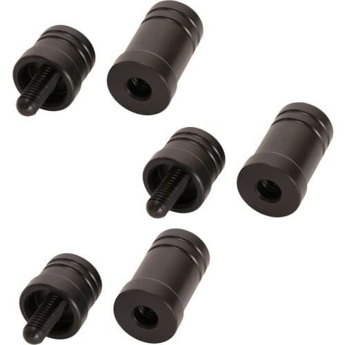3 Sets of Plastic 5 / 16x18 Protective Seals for Billiard Cue