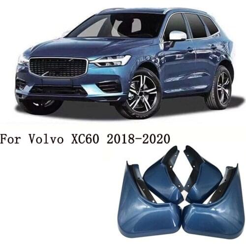 4Pcs Car Mudguard Front Rear Splash Guards For Volvo XC60 2018-2020 Mudflaps Mud Flaps Splash Mudguards Car Accessories