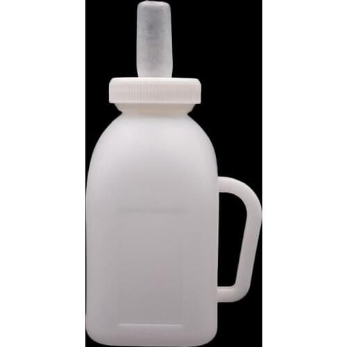 1L Calf Lamb Milk Feeder Bottle Replacement Rearing Drinker Feeding Nipple Livestock Sheep Dog Milk Horizontal Feeding Tools