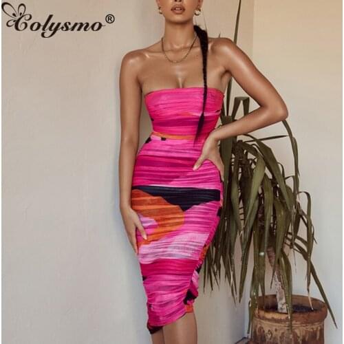 Летние платья с открытыми плечами Colysmo China At AliExpress