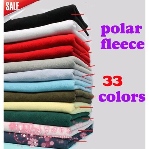 Polar Fleece Fabric Anti-pilling one-side Fleece Fabric Blankets lining cloth Diy Dolls 60" wide Sold By The Yard Free Shipping