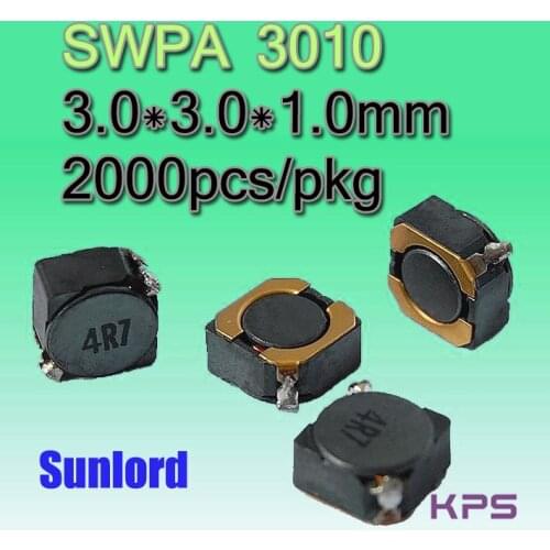 SWPA 3010 Wire Wound SMD Power Inductor Computer Navigation VR AR LED Video Audio Phones 3C 5G AI EMI Tele TV