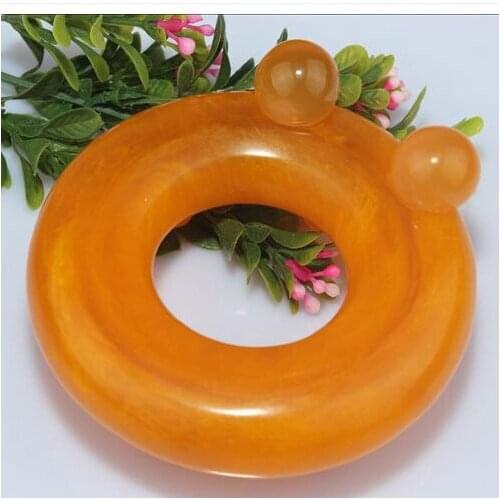 Navel Beeswax Ring Ovarian Maintenance Massager Wax Massage Stick/scrapping Plate/meridian Body Tool Health Therapy Care