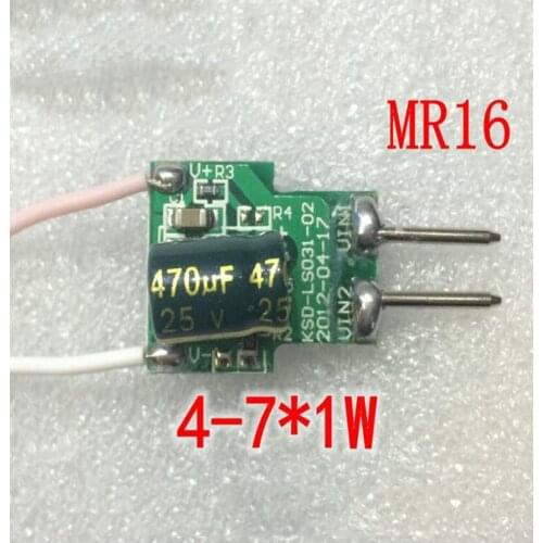 MR16 4-7X1W Dimmable power Driver 12V Spotlights LED Dimming Drive X10