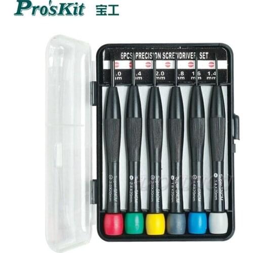 ProsKit 8PK-2062 6PCS Electronic Screwdriver Set For Clock/Notebook