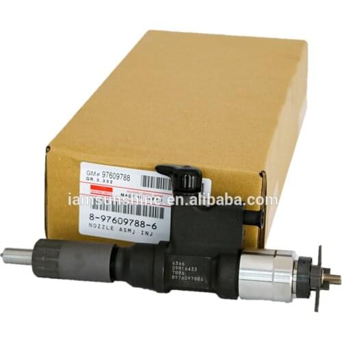 Genuine 095000-6366 diesel injector 095000-8933 for common rail 8-97609788-6