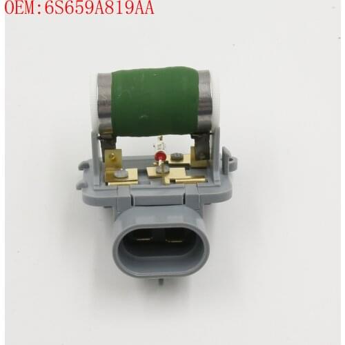 New 6S659A819AA 2S659A819BB 6S65-9A819-AA Car Blower Motor Resistor Replacement for Ford Ecosport Fiesta for Fiat