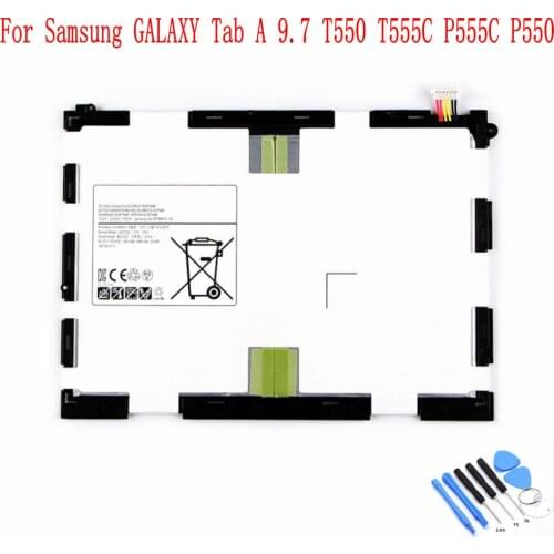 Ansheng Original EB-BT550ABE 6000mAh battery For Samsung GALAXY Tab A 9.7 T550 T555C P555C P550 Tablet Battery