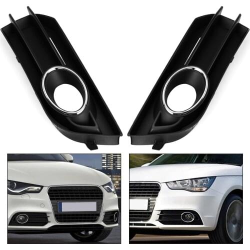 Artudatech Pair Front Bumper Fog Light Grill Grille Set Fit For AUDI A1 2010-2015