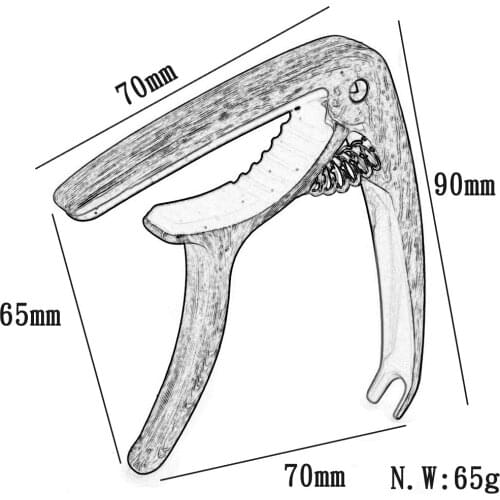 Premium Guitar Plectrum Picks Gift Set, 2 Pieces Guitar Picks Plectrum + Capo