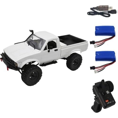 2.4GHz WPL C24 4WD High-Speed Rock Crawler RC Pickup Vehicle Toy Racing Off-Road Car Outdoor Game RC Battle Crawle D5QA