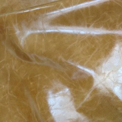 Retro waxed Brown Genuine Goat Leather fabric MOQ50SF for Purse/Shoes,Free Shipping