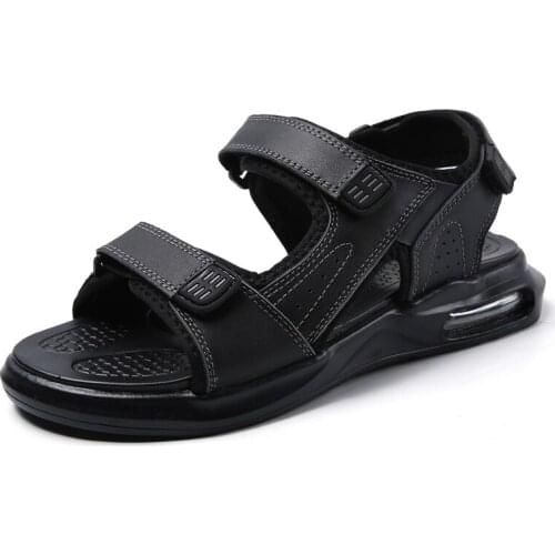 Roman cuir rubber deportivas sandalia heren beach transpirables sandalen masculina couro sandles sandals-men cuero unisex homme