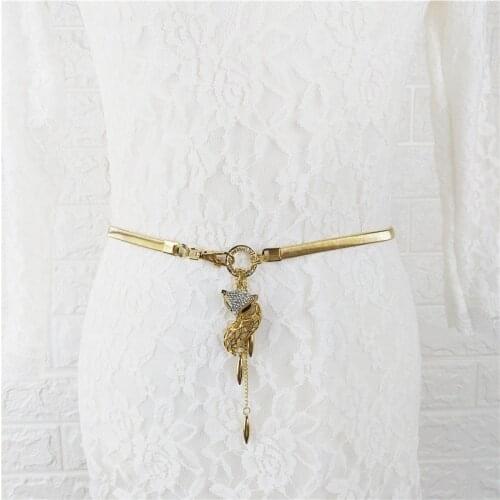 Hip High Waist Gold Silver Belts For Women Fashion Waistbands All-Match Belt For Party Jewelry Dress Waist Metal Chain Belts