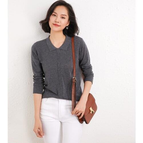 Womens Thickening Warm Sweater 100% Cashmere Merino Wool Knitting Jumper Female Autumn Winter Sweater Long Sleeve Sweater