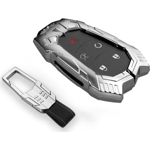 Hard Zinc Alloy Car Key Cover Case For Cadillac Escalade CTS XTS ATS ATS-L XLS SRX 2015 4/5/6 Button CTS-V XT5 CT6 Protect Shell