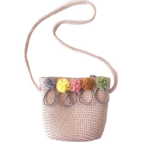 2021 Womens handbags Summer Straw Weaven Messenger Bags Mini Beach Bag Fashion Cute Croosbody Shoulder Bag