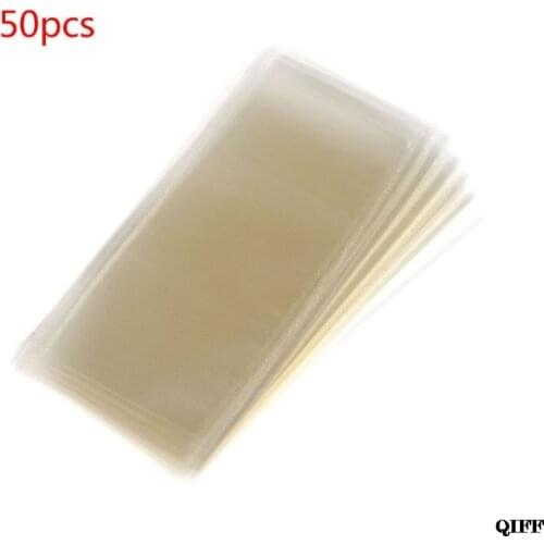 50Pcs/Set Fishing PVA Bag 5x10cm Water Dissolving Soluble Carp Boilie Bait Tackle Thick Feeder Dissolution