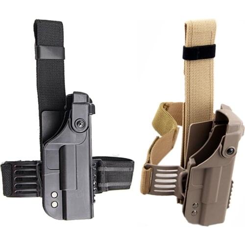 Tactical Hunting Glock Accessories Gun Case Right Hand Gun Carry Holster Airsoft Military Drop Leg Holster For Glock 17 22 Gun